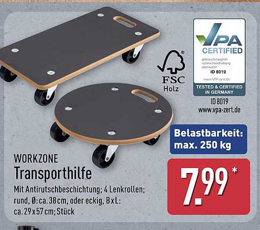 WORKZONE Transporthilfe: Praktische Helfer für jeden Haushalt