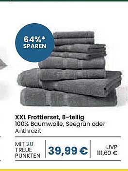 XXL Frottierset, 8-teilig
