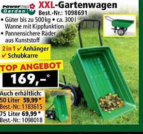 XXL-Gartenwagen 2-in-1 für Ihre Gartenarbeit