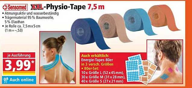 XXL-Physio-Tape 7,5 m