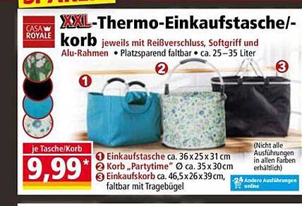 XXL-Thermo-Einkauftasche/-korb