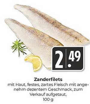 Zanderfilets - Frischer Genuss für Ihre Küche