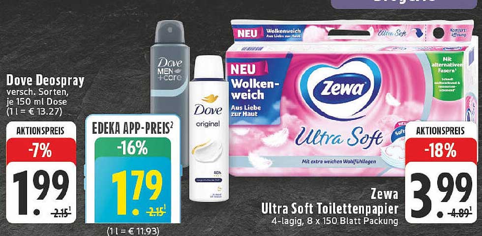 Zewa Ultra Soft Toilettenpapier 4-lagig, 8 x 150 Blatt Packung