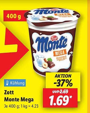 Zott Monte Mega 400 g
