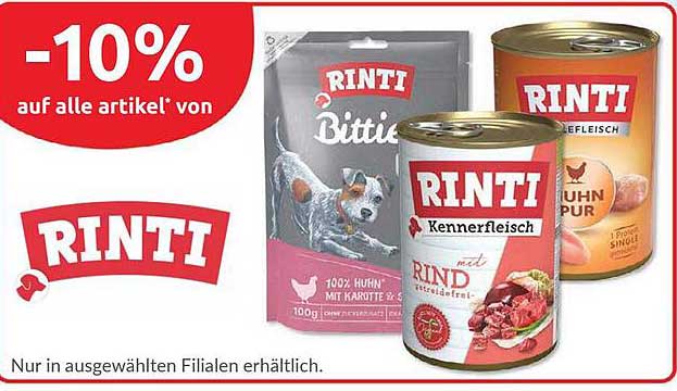 -10% auf alle Artikel von Rinti