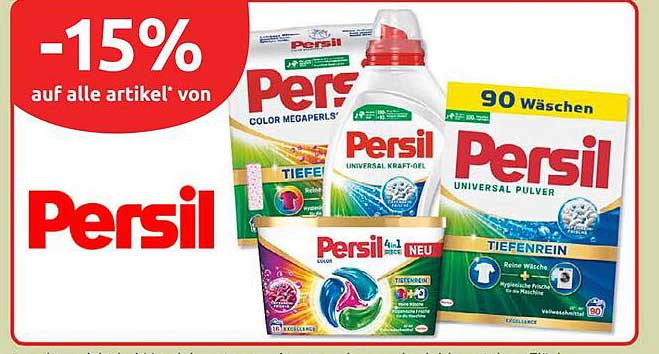 -15% auf alle Artikel von Persil