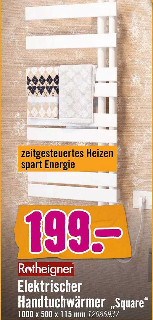 Elektrischer Handtuchwärmer „Square“