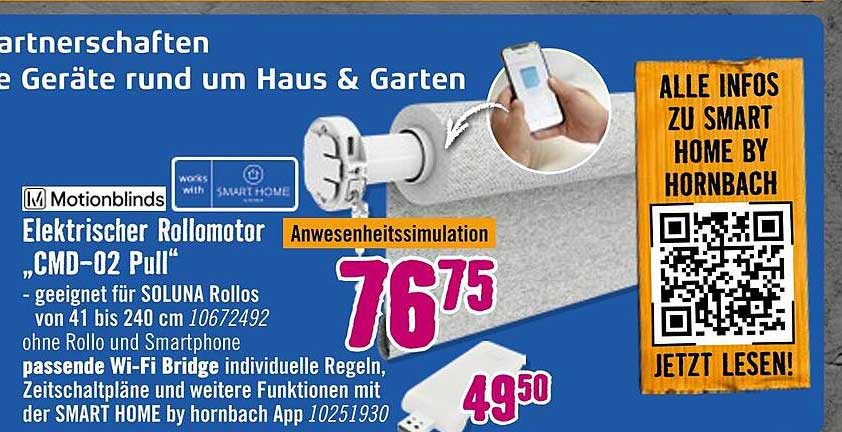 Elektrischer Rollomotor "CMD-02 Pull"