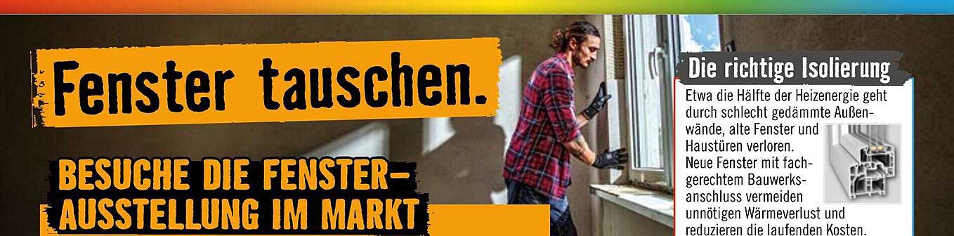 Fenster tauschen.