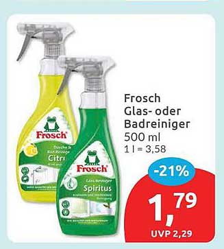 Frosch Glas- oder Badreiniger 500 ml