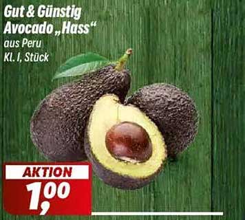 Gut & Günstig Avocado „Hass“ aus Peru, Kl. I, Stück