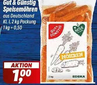 Gut & Günstig Speisemöhren aus Deutschland, 2 kg Packung