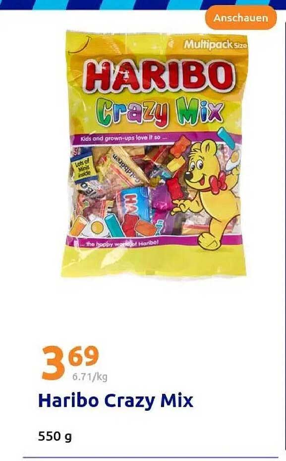 Haribo Crazy Mix 550 g
