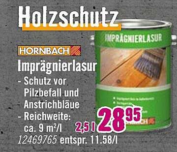Hornbach Imprägnierschutz-Lasur - Der optimale Holzschutz
