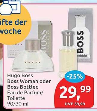 Hugo Boss Boss Woman oder Boss Bottled Eau de Parfum/Toilette 90/30 ml