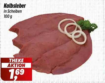 Kalbsleber in Scheiben