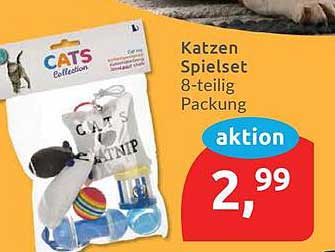 Katzen Spielset 8-teilig