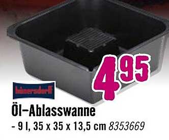 Öl-Ablasswanne