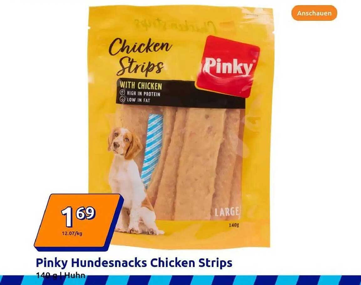 Pinky Hundesnacks Chicken Strips 140 g