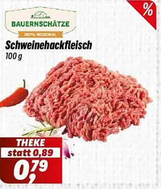 Schweinehackfleisch 100 g – BAUERNSCHÄTZE