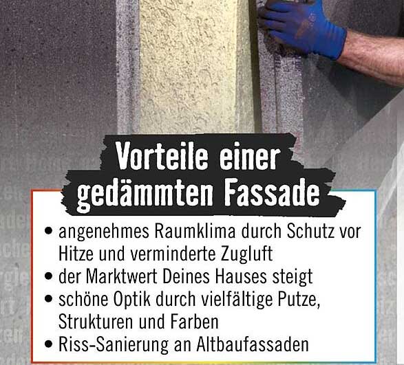 Vorzüge einer gedämmten Fassade