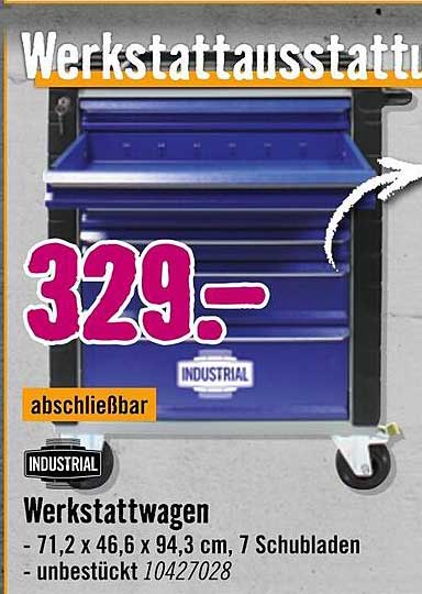Werkstattwagen - abschließbar