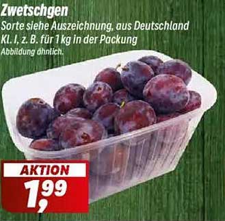 Zwetschgen 1 kg - Nur 1,99 €