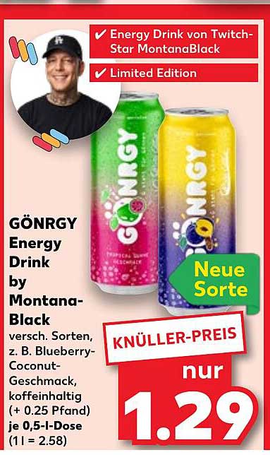 GÖNRGY Energy Drink by MontanaBlack