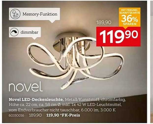 Schöne Novel Led Deckenleuchte Bilder