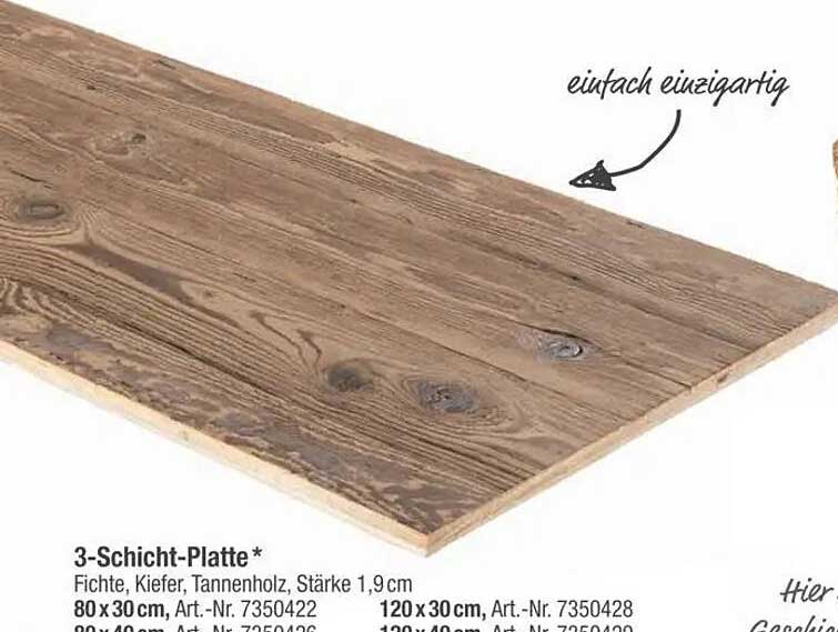 3-Schicht-Platte