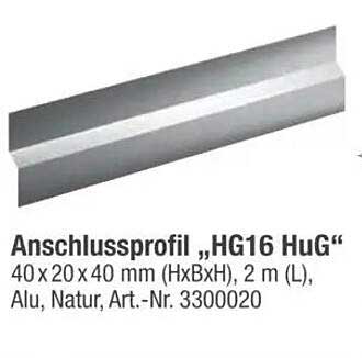 Anschlussprofil „HG16 HuG“