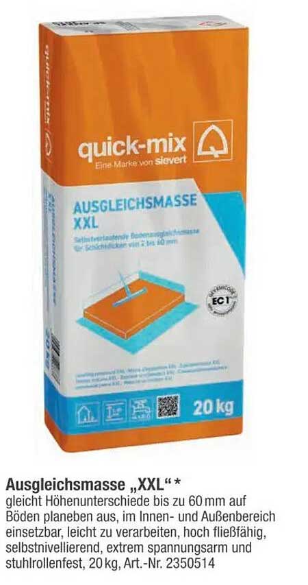 Ausgleichsmasse „XXL“