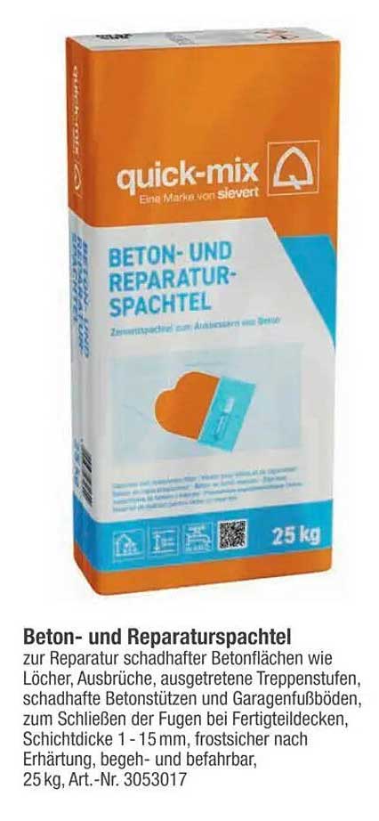 Beton- und Reparaturspachtel