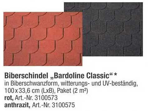 Biberschindel „Bardoline Classic“