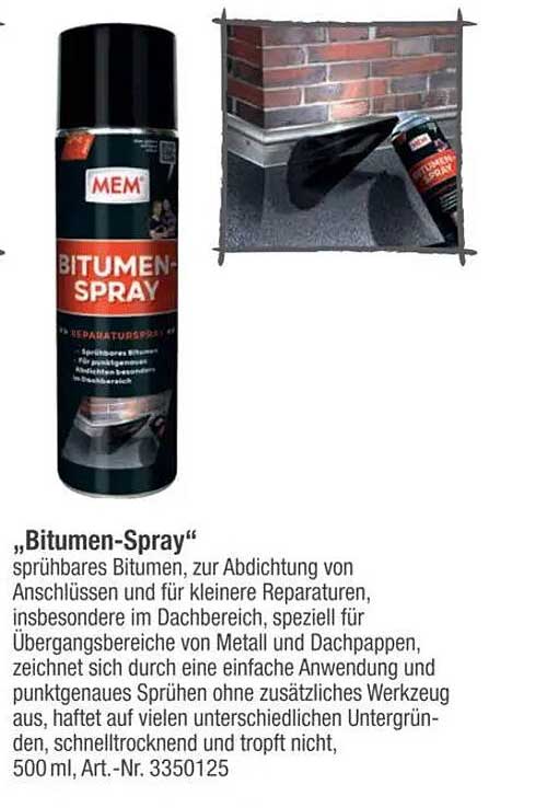 „Bitumen-Spray“