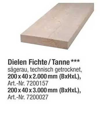 Diele Fichte/Tanne