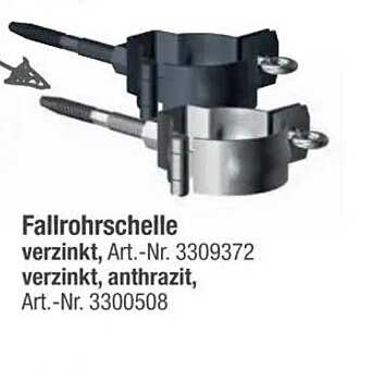 Fallrohrschelle verzinkt