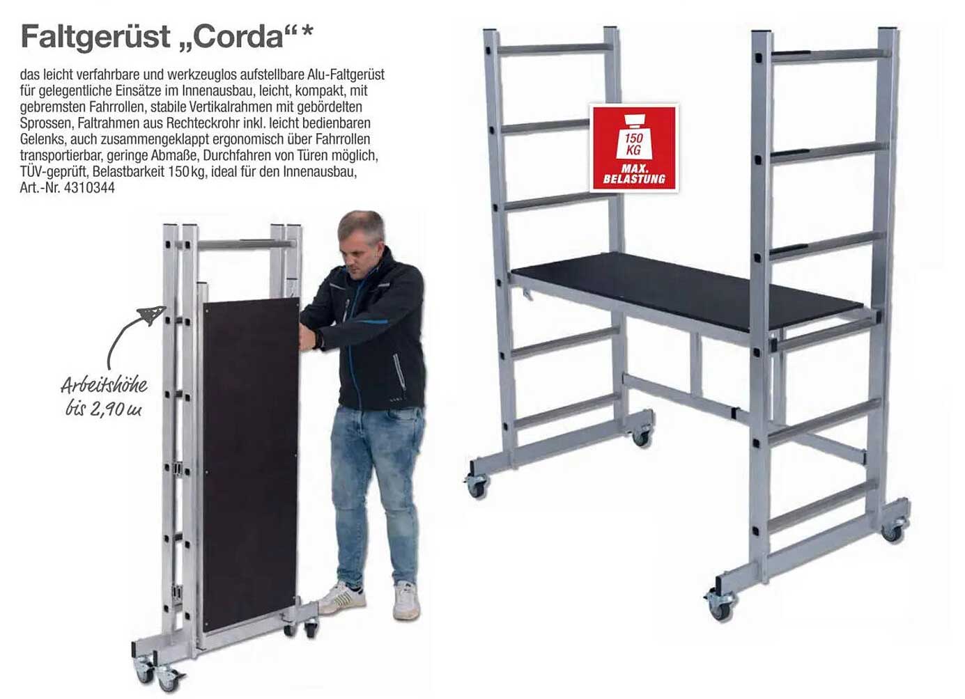 Faltgerüst „Corda“