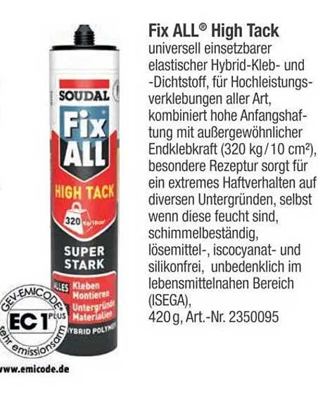 Fix ALL® High Tack