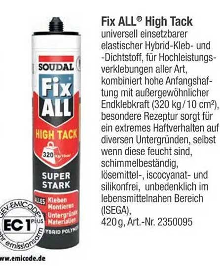 Fix ALL® High Tack
