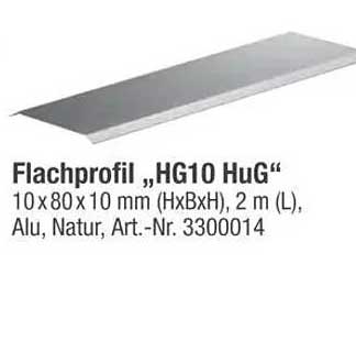 Flachprofil „HG10 HuG“