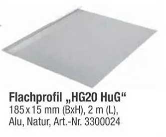 Flachprofil „HG20 HuG“