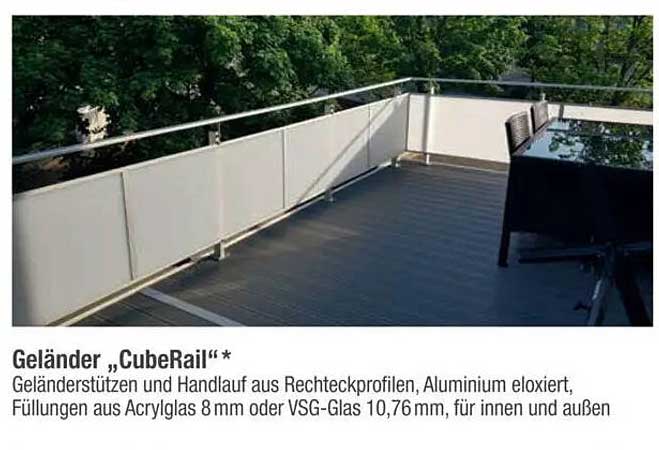 Geländer „CubeRail“