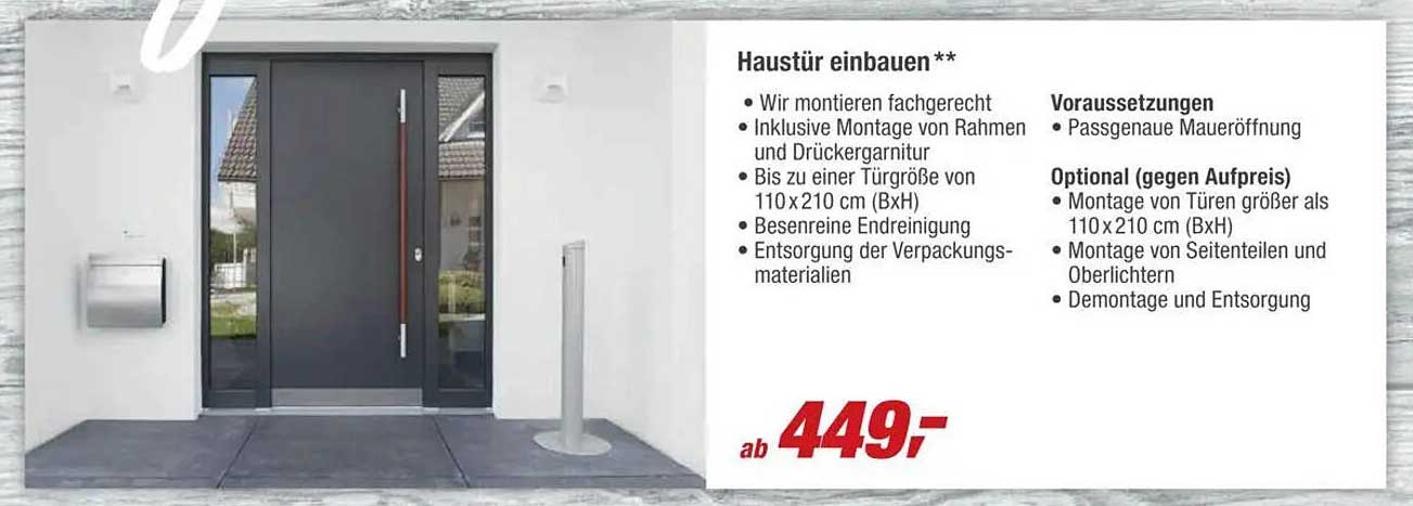 Haustür einbauen**