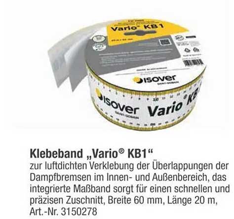 Klebeband „Vario® KB1“