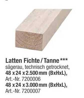 Latten Fichte/Tanne