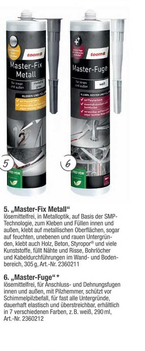 Master-Fix Metall  
Master-Fuge