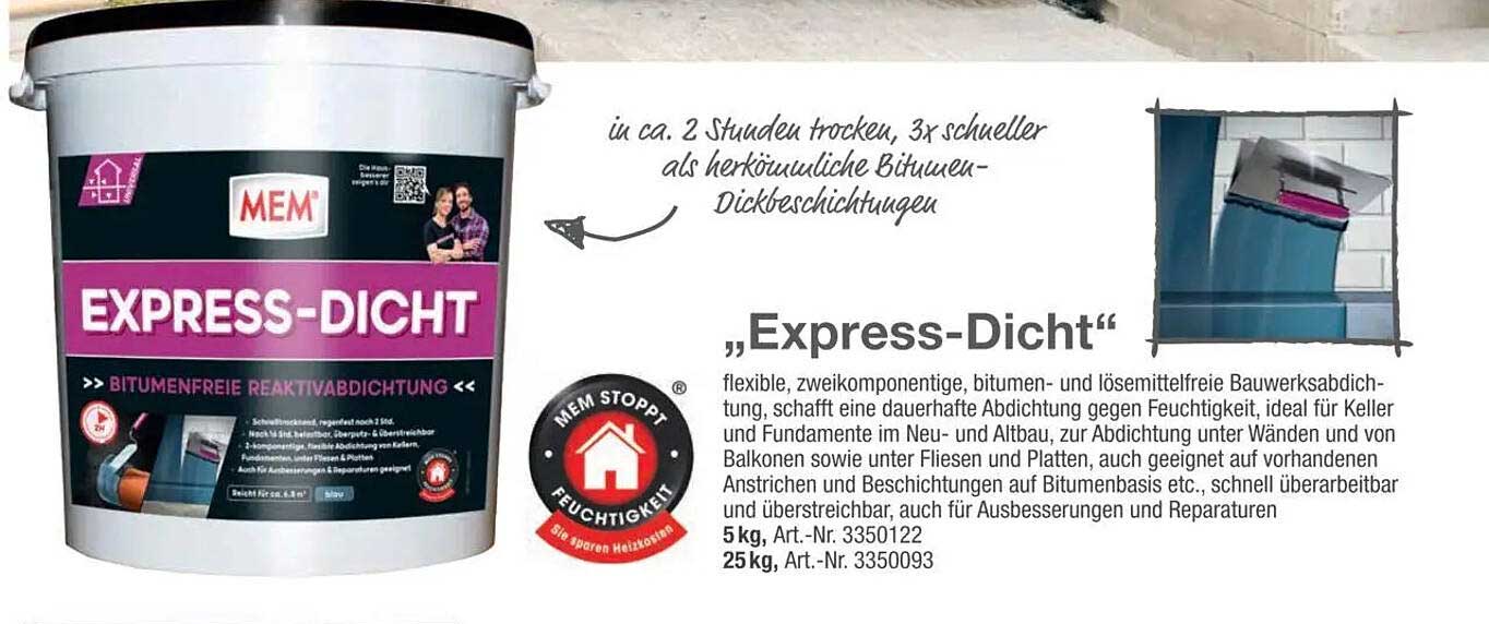 MEM EXPRESS-DICHT