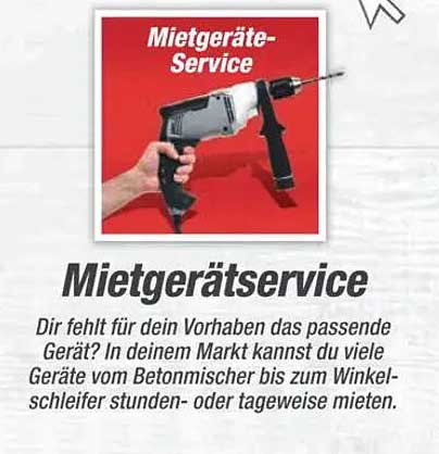 Mietgeräte-service