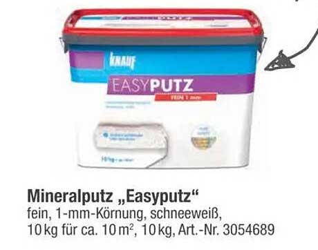 Mineralputz „Easyputz“
